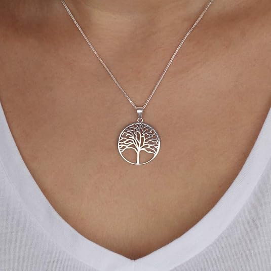 Tree of Life Pendant – Openwork Design – 925 Sterling Silver