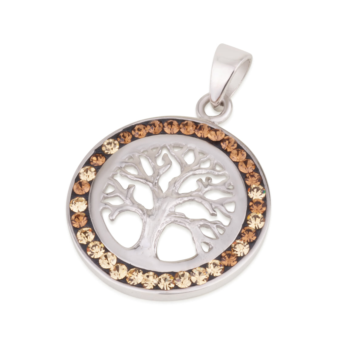 Tree of Life Pendant – 5 Color Options – 925 Sterling Silver