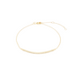 Curved CZ Bar Jewelry Set – 925 Sterling Silver with 14K Gold Plating