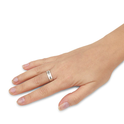 Ani Ledodi Hebrew Ring – “I Am My Beloved’s” – 925 Sterling Silver Band
