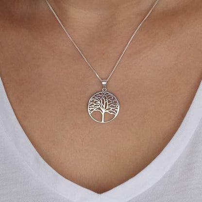 Tree of Life Pendant – Openwork Design – 925 Sterling Silver