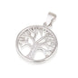 Tree of Life Pendant – CZ Accents – 925 Sterling Silver