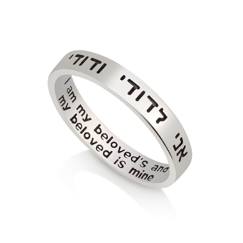 Ani Ledodi Thin Ring – 925 Sterling Silver Rhodium Plated