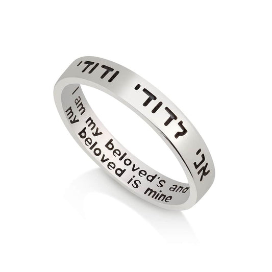 Ani Ledodi Thin Ring – 925 Sterling Silver Rhodium Plated
