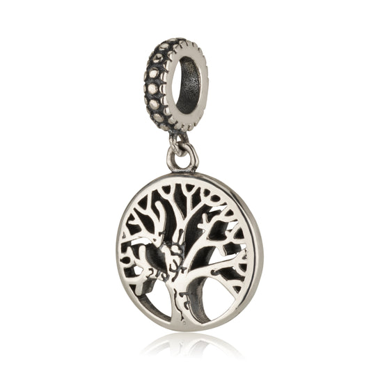 Tree of Life Charm – 925 Sterling Silver – Spiritual Symbol of Growth and Connection