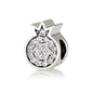 Pomegranate Charm – 925 Sterling Silver with CZ – Three Color Options – Symbol of Blessing and Abundance