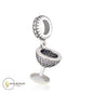 Wine Goblet Charm – 925 Sterling Silver with CZ – Symbol of Abundance
