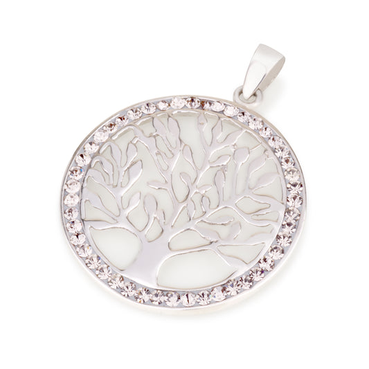 Openwork Tree of Life Pendant – 5 Color Options – 925 Sterling Silver
