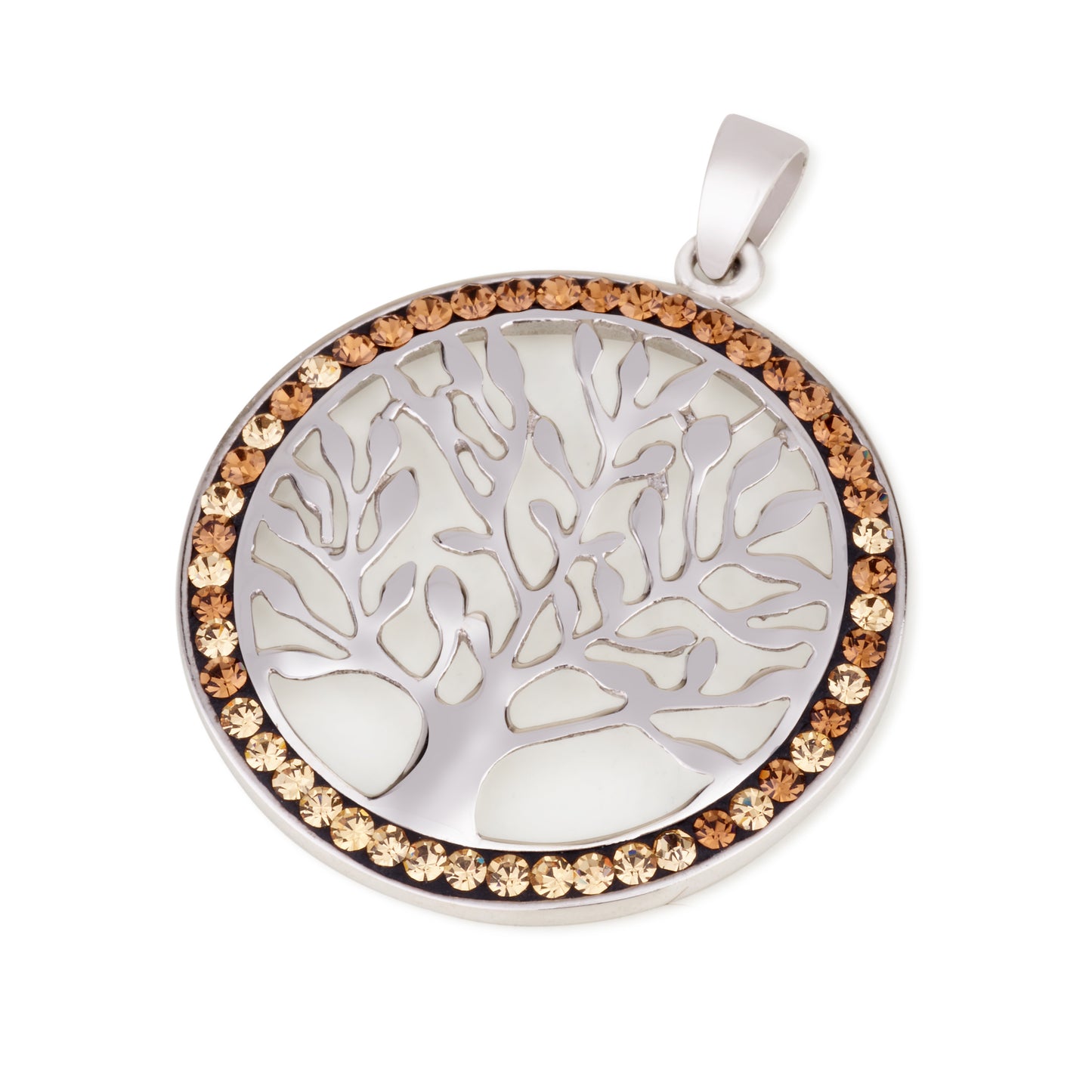 Openwork Tree of Life Pendant – 5 Color Options – 925 Sterling Silver