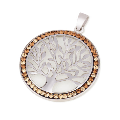 Openwork Tree of Life Pendant – 5 Color Options – 925 Sterling Silver