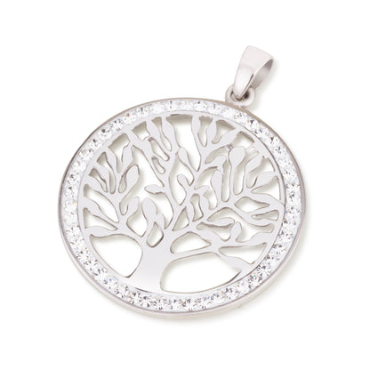 Openwork Tree of Life Pendant – 5 Color Options – 925 Sterling Silver