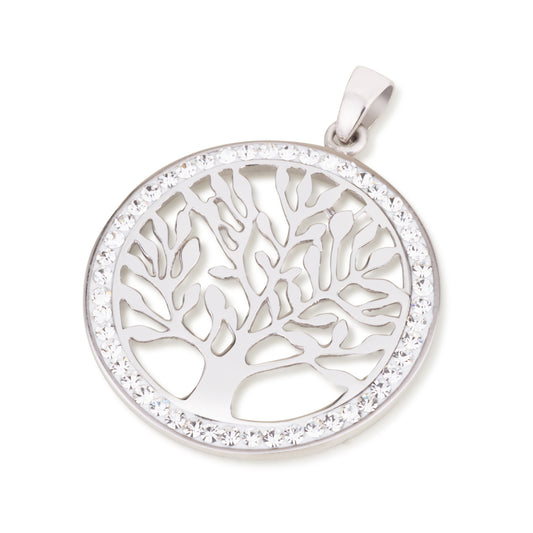 Openwork Tree of Life Pendant – 5 Color Options – 925 Sterling Silver