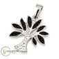 Tree of Life Necklace – 925 Sterling Silver Rhodium with Zircon – 4 Color Options