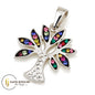 Tree of Life Necklace – 925 Sterling Silver Rhodium with Zircon – 4 Color Options