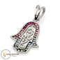 Openwork Hamsa Pendant – 3 Color Options – 925 Sterling Silver
