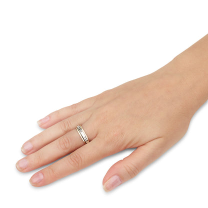 This Too Shall Pass Spinning Ring 925 Sterling Silver 9k Gold king Solomon ring