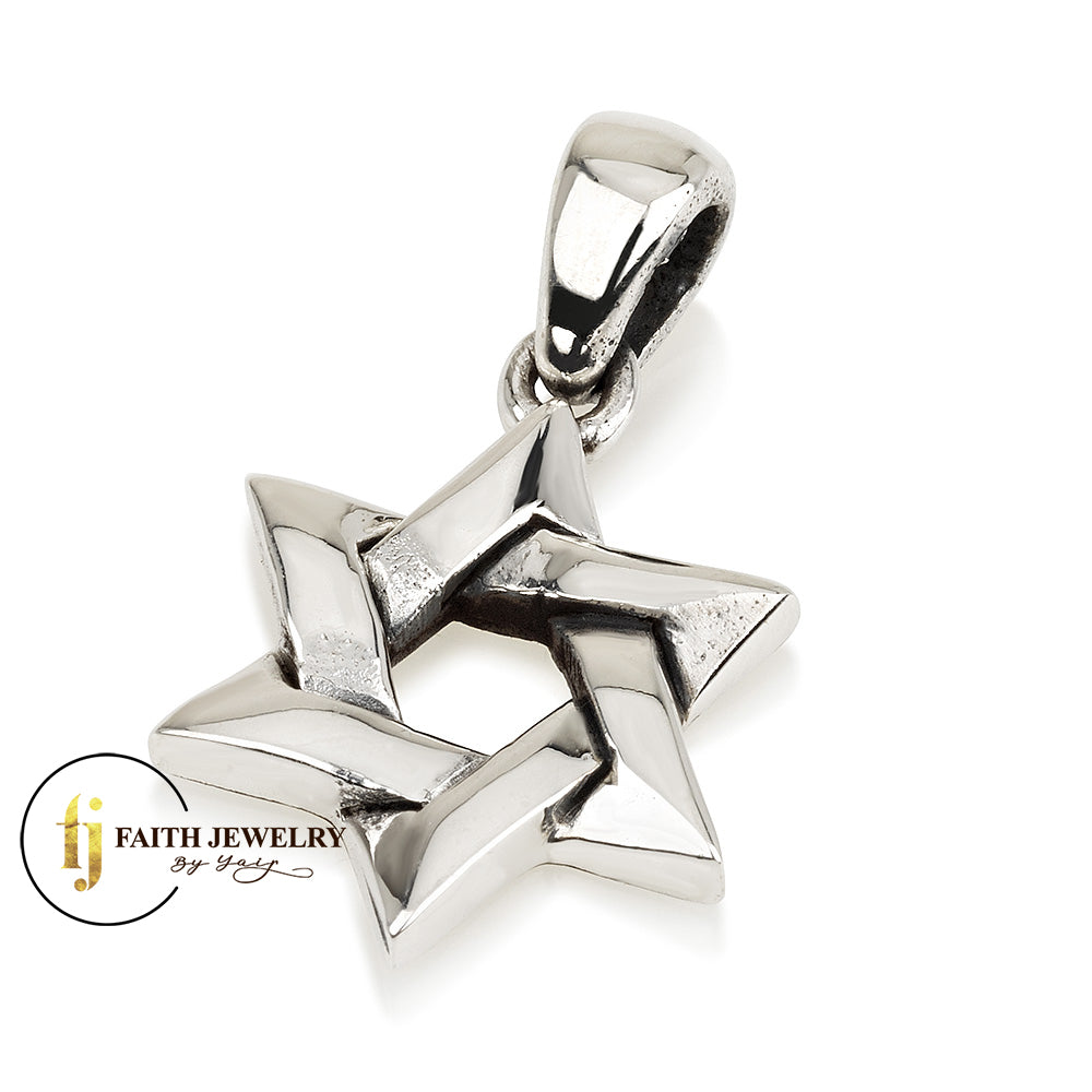 Star Of David Pendant with Necklace (925 sterling silver)