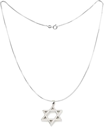 Large & Thick Star of David Pendant - 925 Sterling Silver